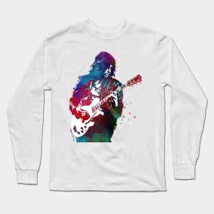 Guitarist music art #tshirt Long Sleeve T-Shirt